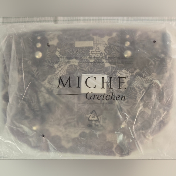 Miche Gretchen Classic Canvas Shell Only Purple Flowers Original Packaging - Picture 7 of 7